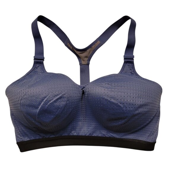 INCREDIBLE by Victoria's Secret Sports Bra Women's Size 34DDD Blue Racer Back - Picture 1 of 10
